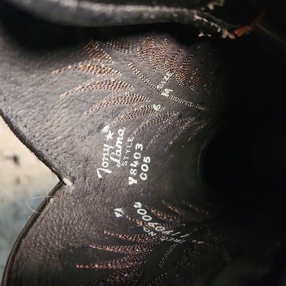 Authentic Tony Lama boots sz.6 m - Picture 10 of 10